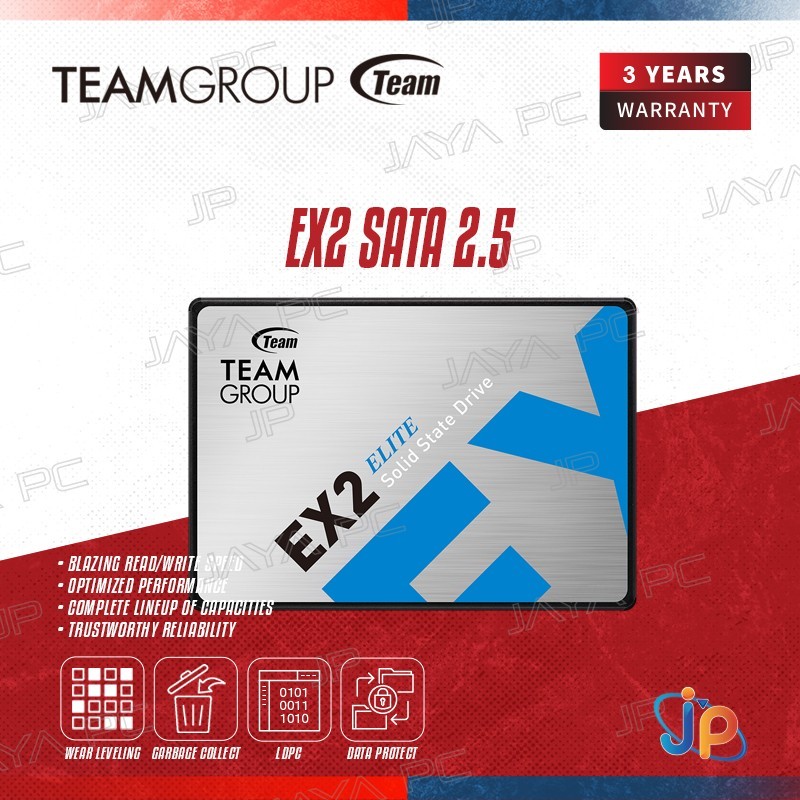 Jual Team SSD EX2 2TB Sata 3 - SSD 2 TB 2.5" | Shopee Indonesia