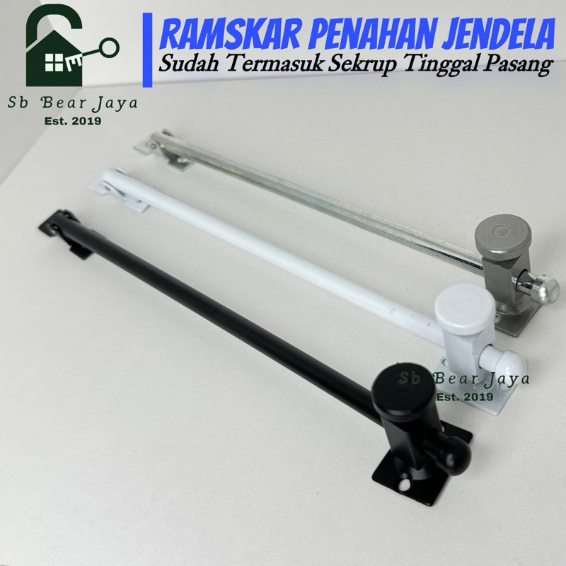 Jual Ramskar Jendela 25cm / Penahan Jendela stainless Slot Penahan ...
