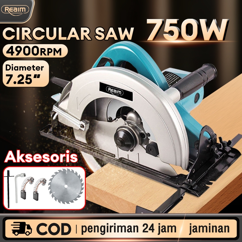 Jual Reaim Mesin Potong Kayu Gergaji Mesin Circular Saw 7 inch Circular ...