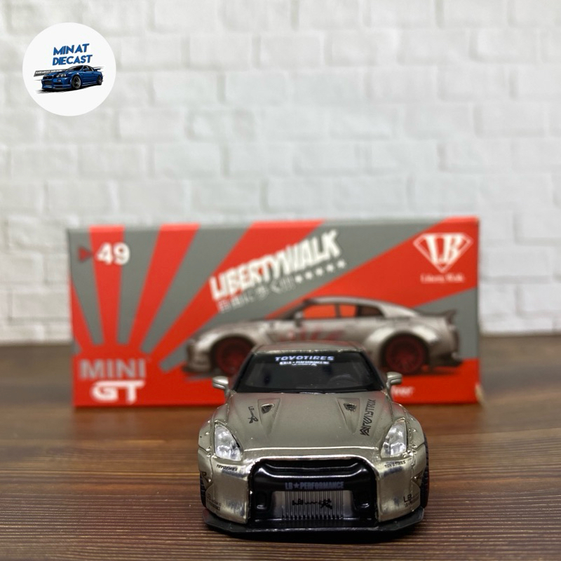 Jual mini gt r35 lbwk satin silver | Shopee Indonesia
