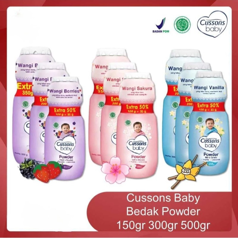 Jual CUSSONS BABY POWDER / BEDAK BAYI SEMUA UKURAN | Shopee Indonesia