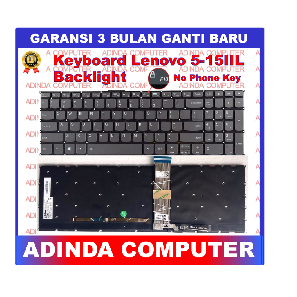 Jual Keyboard Lenovo IdeaPad 5-15IIL 5-15alc05 5-15are05 Flex