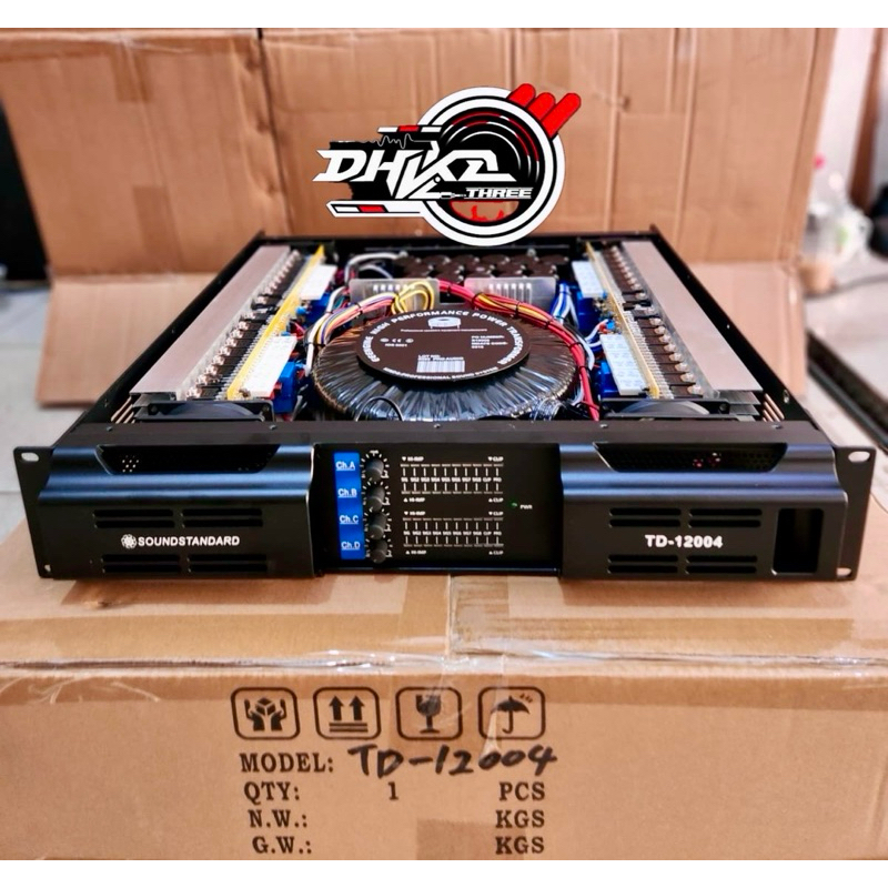 Jual POWER SOUNDSTANDART TD 12004 CLASS H 4 CHANNEL / Power ...