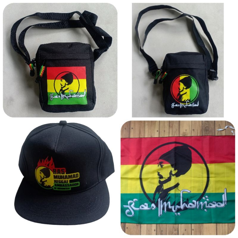 Jual RAS Muhamad atribut tas topi bendera reggae rasta rege jamaica ...
