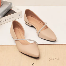 ZEMORA Charlotte Flatshoes Slip On Wanita Hak 2 Cm