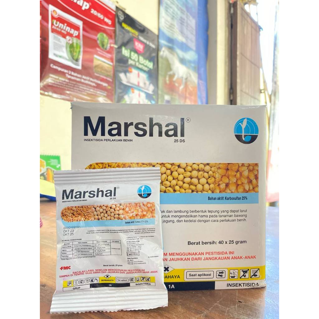 Jual INSEKTISIDA MARSHAL 25DS kemasan 100 GRAM | Shopee Indonesia