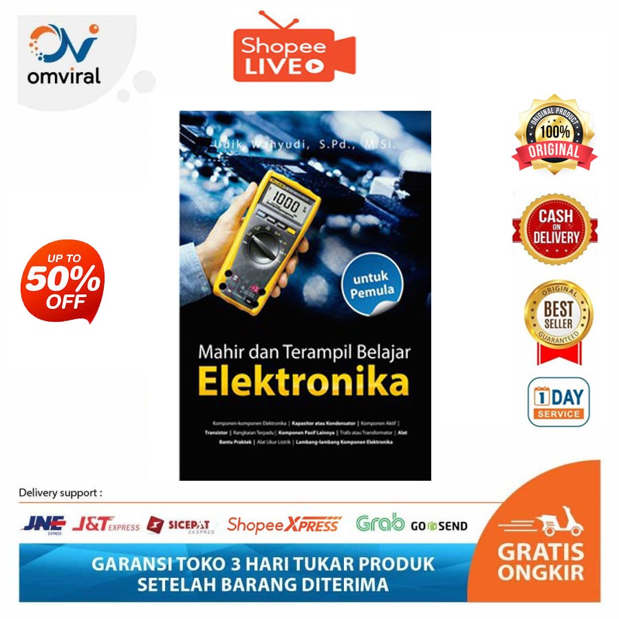 Jual Buku Mahir Dan Terampil Belajar Elektronika Untuk Pemula Udik