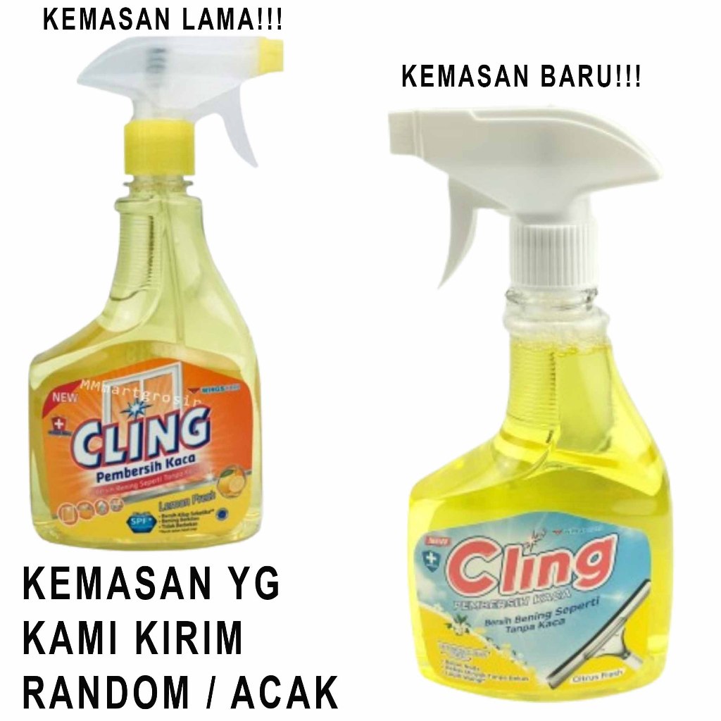 Jual Cling Pembersih Kaca 440ml Shopee Indonesia