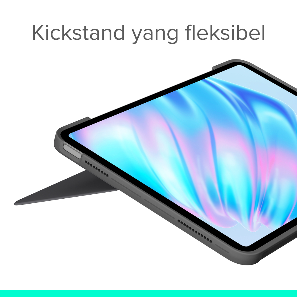 Logitech Combo Touch Keyboard Case untuk iPad Air 11 inch (M2, M3 & M4) dan iPad Air (5th gen) (3)