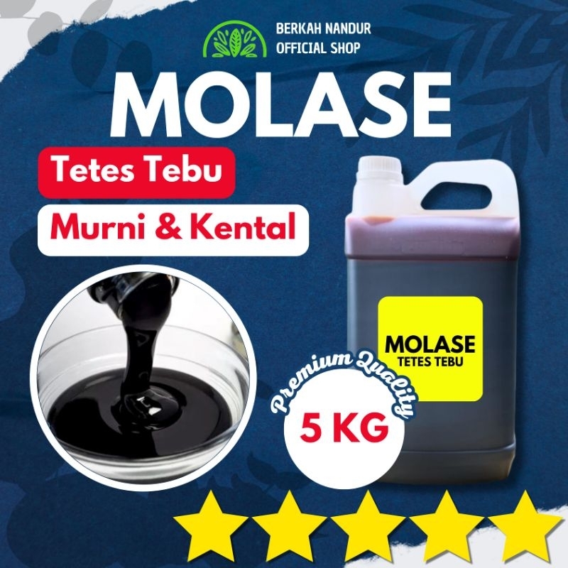 Jual Molase Tetes Tebu 5 kg Molases Murni Kental | Shopee Indonesia