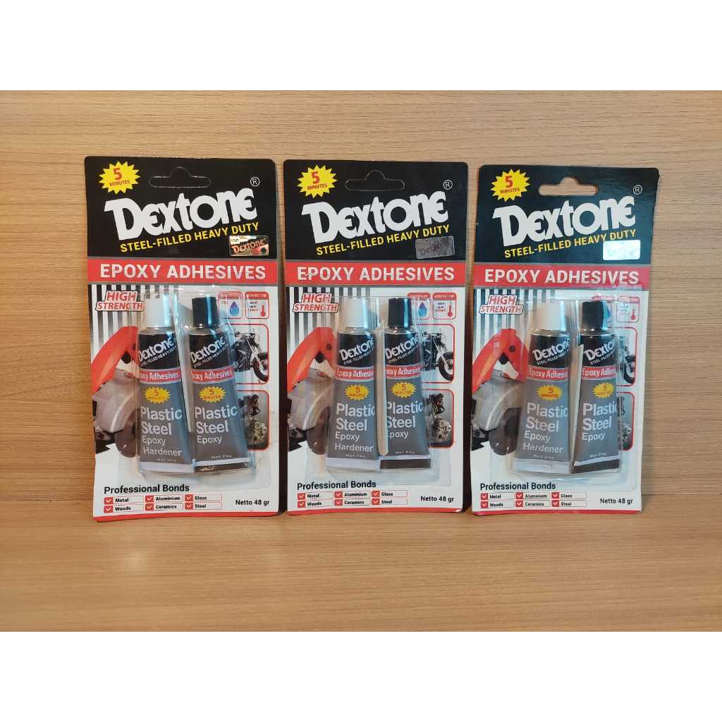 Jual Lem Dextone Epoxy Adhesive/lem dextone 48 gr/lem Dextone 5 Menit ...