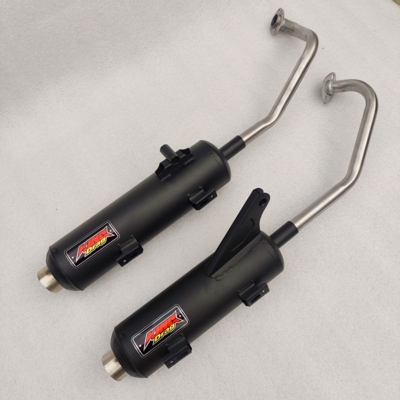 Jual King drag muffler pipe for mio sporty mio soul i 125 gt mio i 125 ...