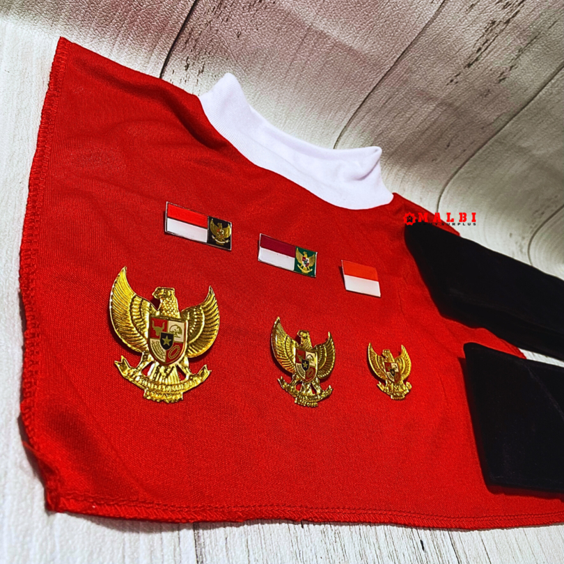 Jual Perlengkapan Upacara PASKIBRA Scarf Upacara Paskib Pin Merah Putih ...
