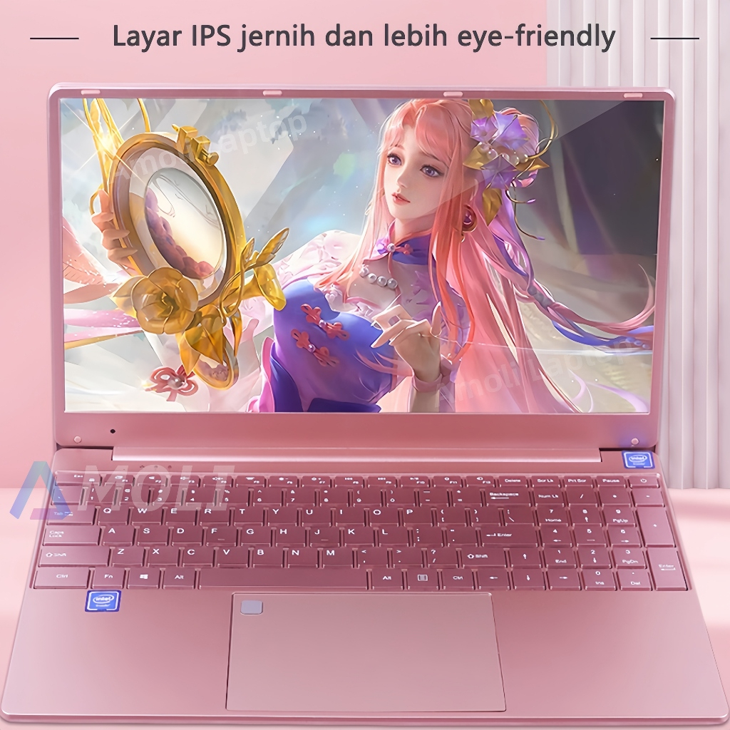 Jual AMOLI Laptop Baru Pink SSD Intel Celeron N5095 15.6 '16 Layar HD ...