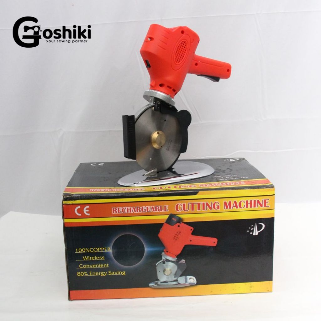 Jual Mesin Potong Menggunakan Batre untuk memotong Bahan Kain Portable ...