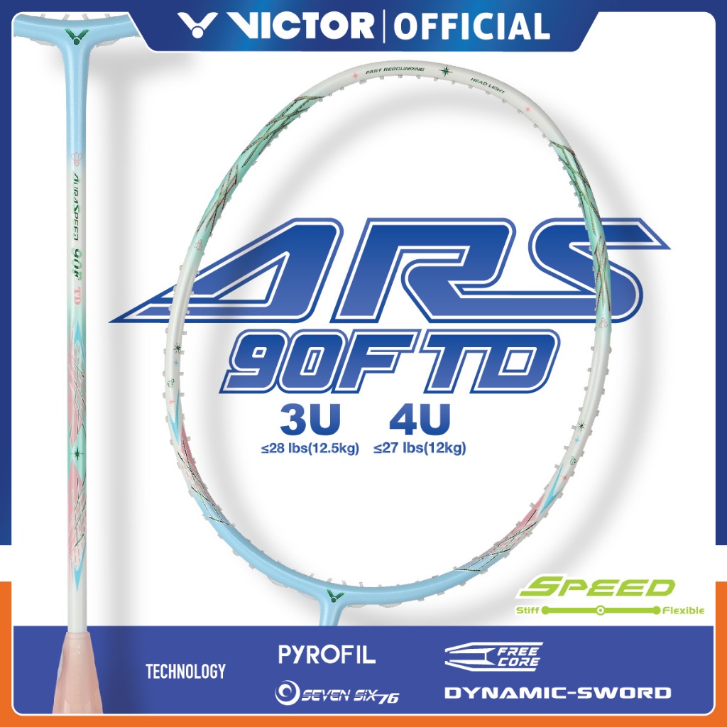 Jual Raket VICTOR AURASPEED 90F TD M / Ars 90F TD M / Ars 90 F TD M ...