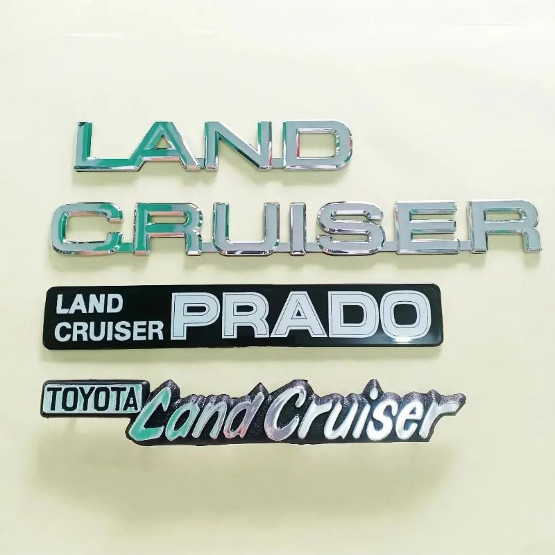 Jual Emblem logo toyota land cruiser prado hardtop ukuran original ...