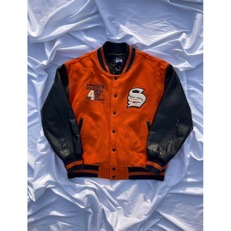 98s' old stussy big4 スタジャン【激レア】 【公式通販】