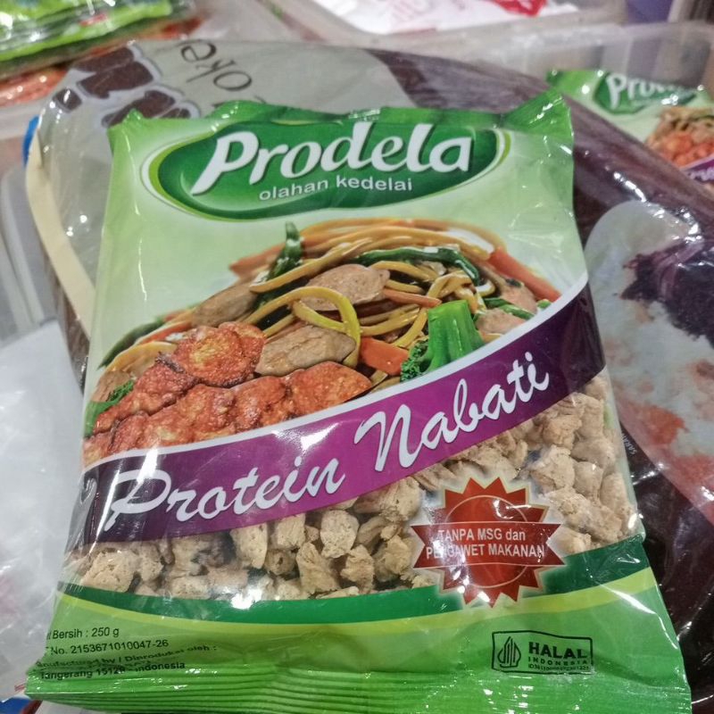Jual prodela ,olahan kedelai /proteina nabati 250gr | Shopee Indonesia