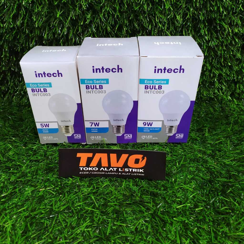 Jual Lampu LED BLUB Intech INTC 003 5 Watt - 18 watt Putih | Shopee ...