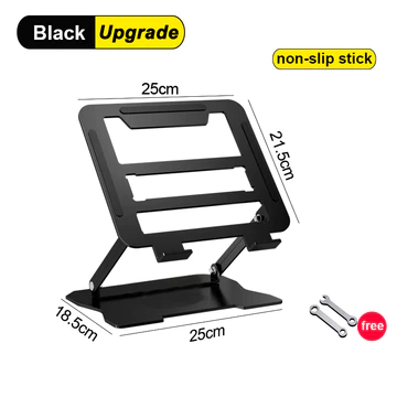 QIJIA Stand Laptop Stand Penyangga Laptop Stand Holder Lipat Adjustable Anti Slip Untuk Laptop
