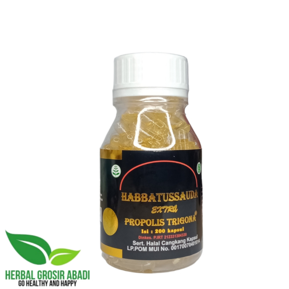 Jual Habbatussauda Extra Propolis Trigona 200 Kapsul UMS | Habatussauda ...