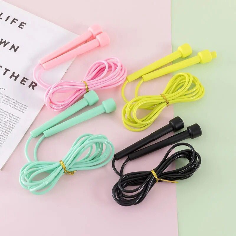 (COD) Lompat Tali Alat Olahraga / Jump Rope Speed Active Sport / Loncat Tali Skipping Jump /Skipping Portable Active PVC/