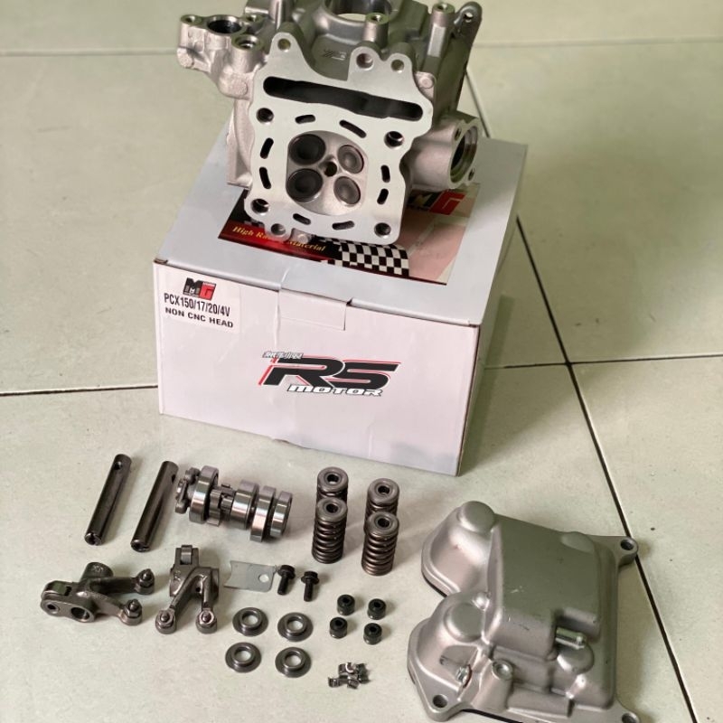 Jual CYLINDER HEAD SUPERHEAD MG VARIO 150 PCX150 4 KLEP 20/17 MG RACING ...