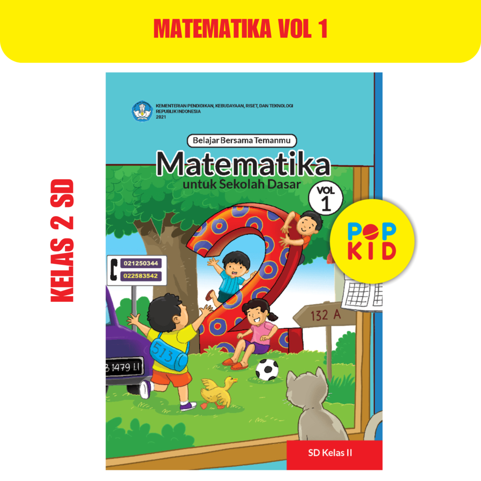 Jual BUKU MATEMATIKA VOLUME 1 KURIKULUM MERDEKA KELAS 2 SD TERLARIS ...