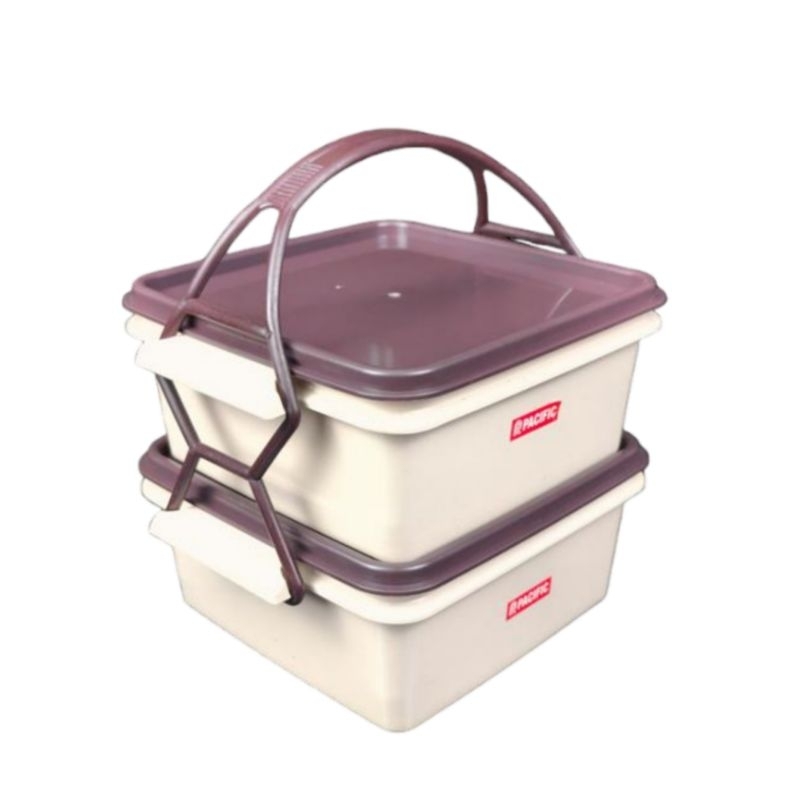 Jual Pacific Rantang Plastik Samanta / Kotak bekal makanan Lunch Box ...