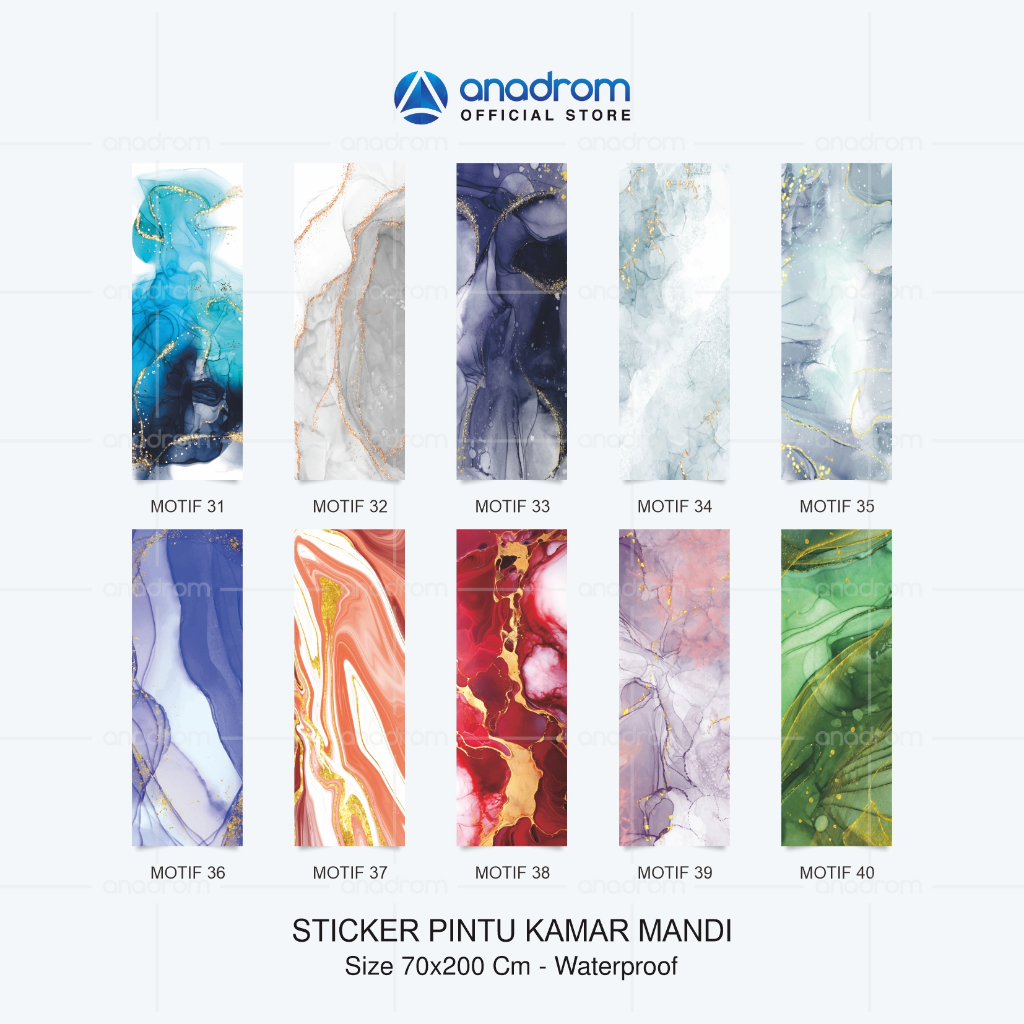 Jual Sticker Pintu Kamar Mandi | Sticker Pintu Kamar mandi Aesthetic ...