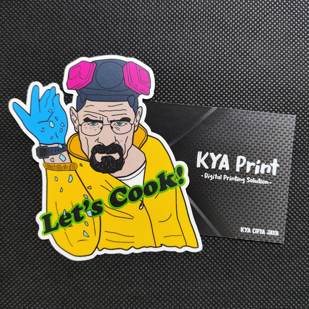 Jual Premium Sticker Walter White Heisenberg Breaking Bad Lets cook ...