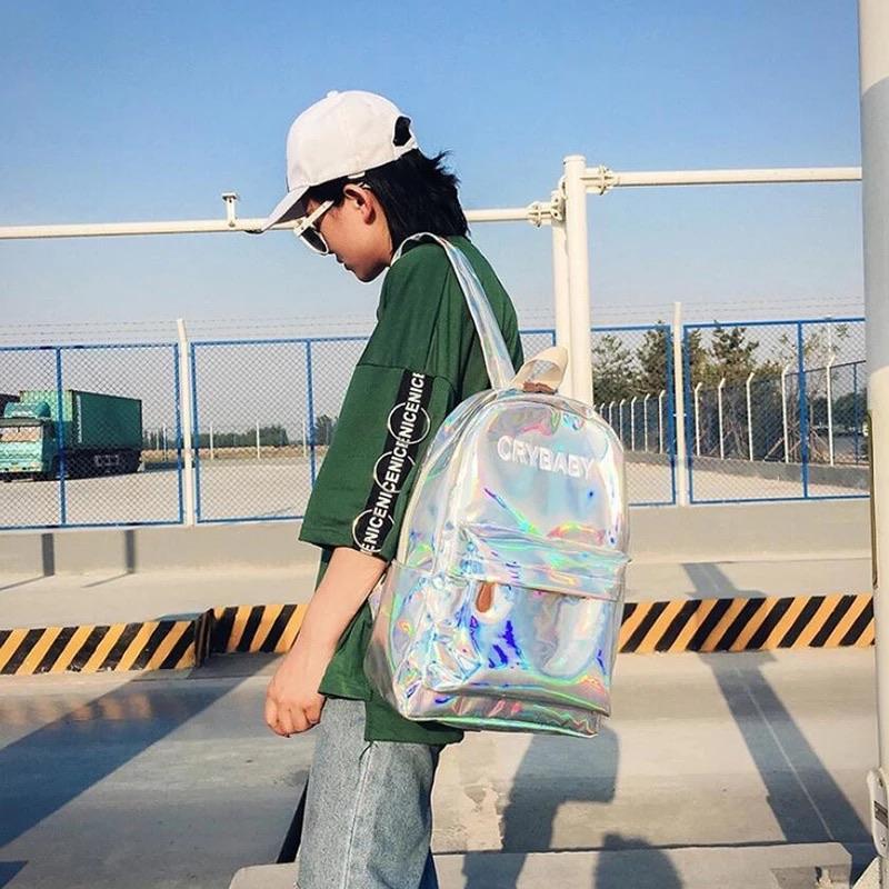 Jual Tas Sekolah Hologram Cry Baby Premium K style School bag Shopee Indonesia