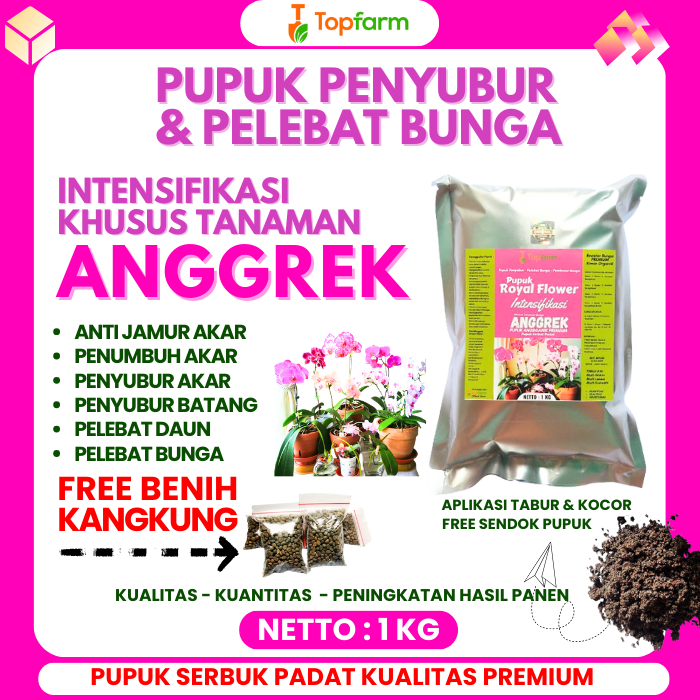 Pupuk Anggrek Cepat Berbunga / Pupuk Anggrek Rajin Berbunga / Pupuk Anggrek Agar Subur / Pupuk Anggrek Terbaik / Pupuk Khusus Bunga Anggrek / Pupuk Bunga Anggrek / Pupuk Booster Bunga Anggrek