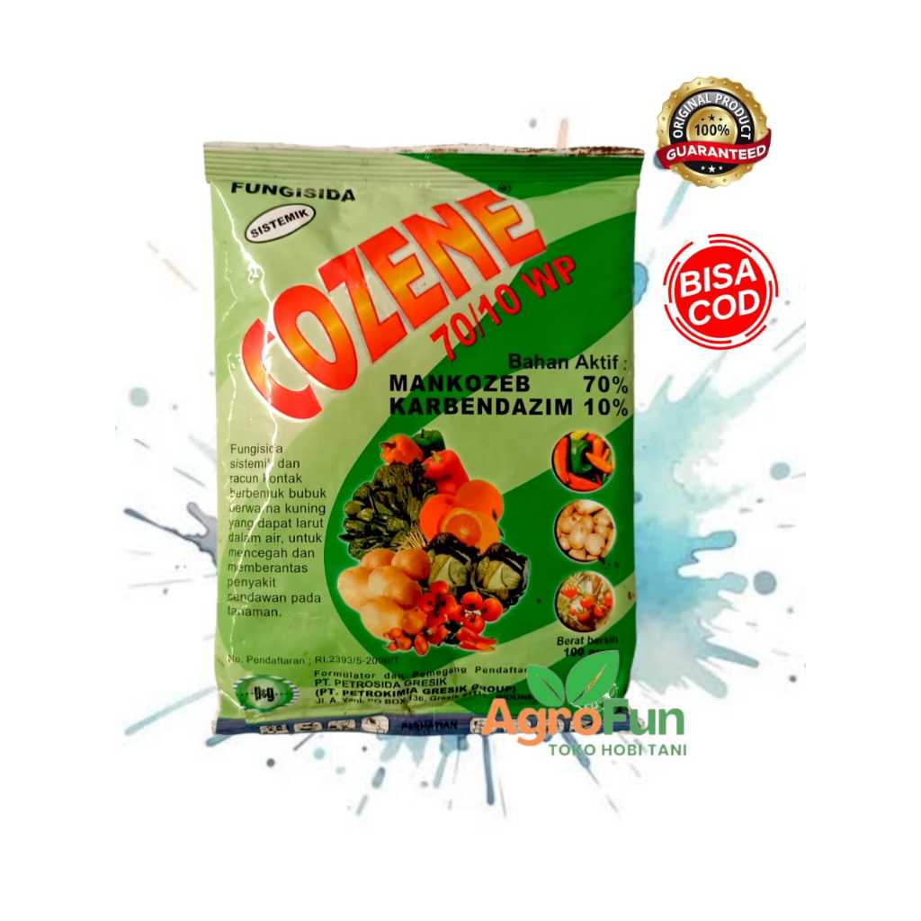 Jual FUNGISIDA COZENE 70/10 WP - 500 gr ANTI PATEK DAN BUSUK BUAH ...