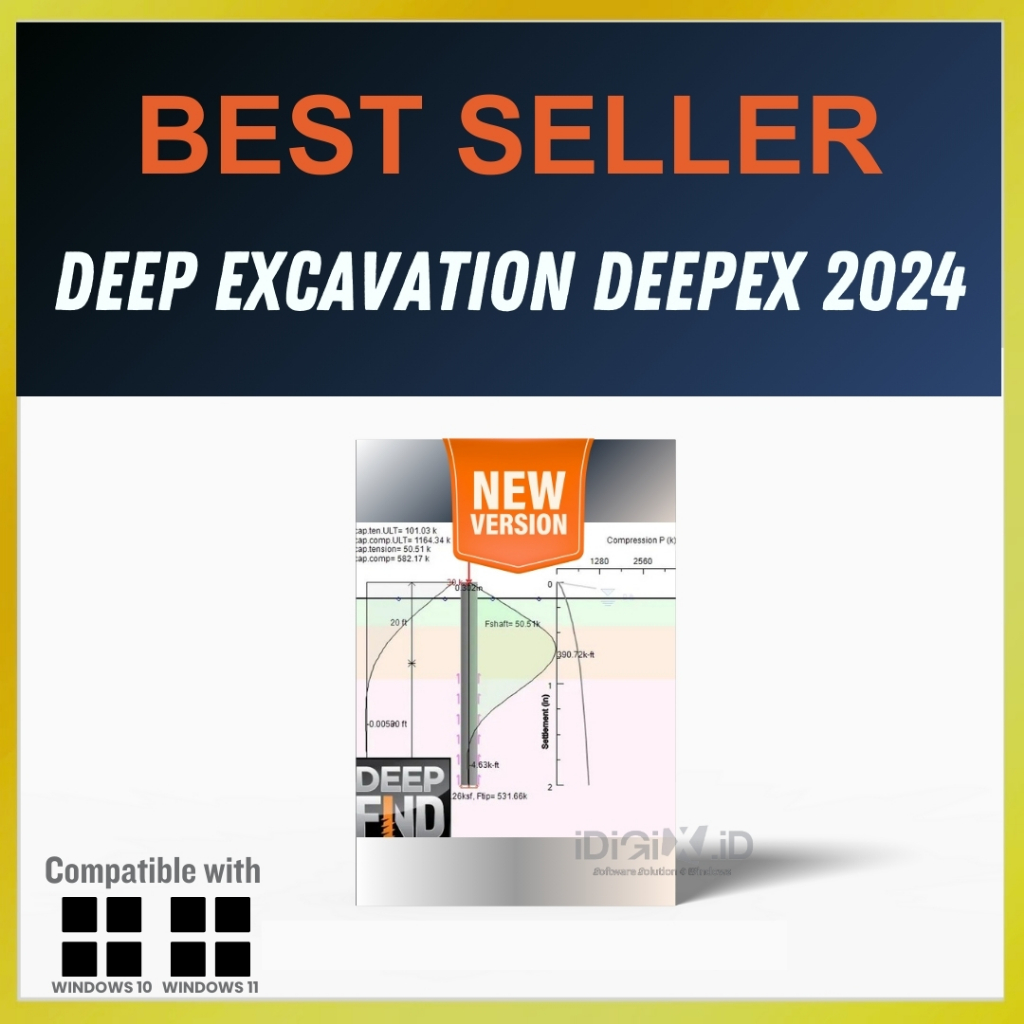 Jual DeepFND 2024 geoteknik untuk analisis dan desain fondasi dalam ...