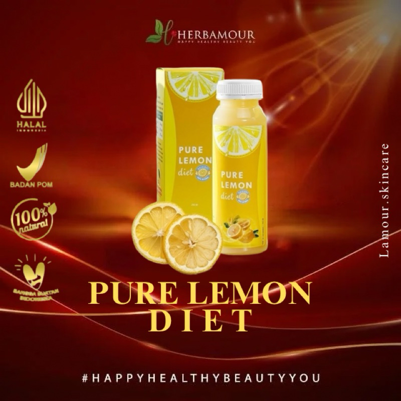 Jual PURE LEMON DIET by Herbalov / Jus Lemon - Sari Lemon - Air Lemon ...