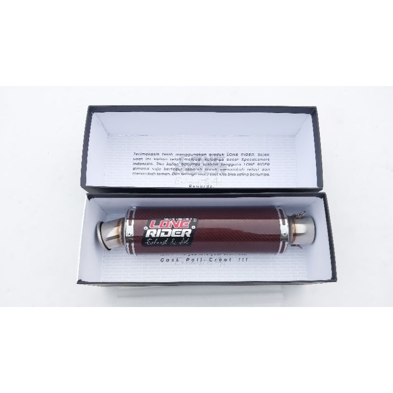 Jual Lone Rider Original - Slincer Cmms Red Carbon | Shopee Indonesia