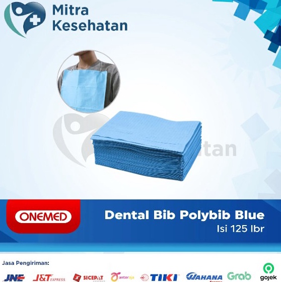 Jual Dental bib Polybib Onemed Pak isi 125Pcs Hijau | Shopee Indonesia