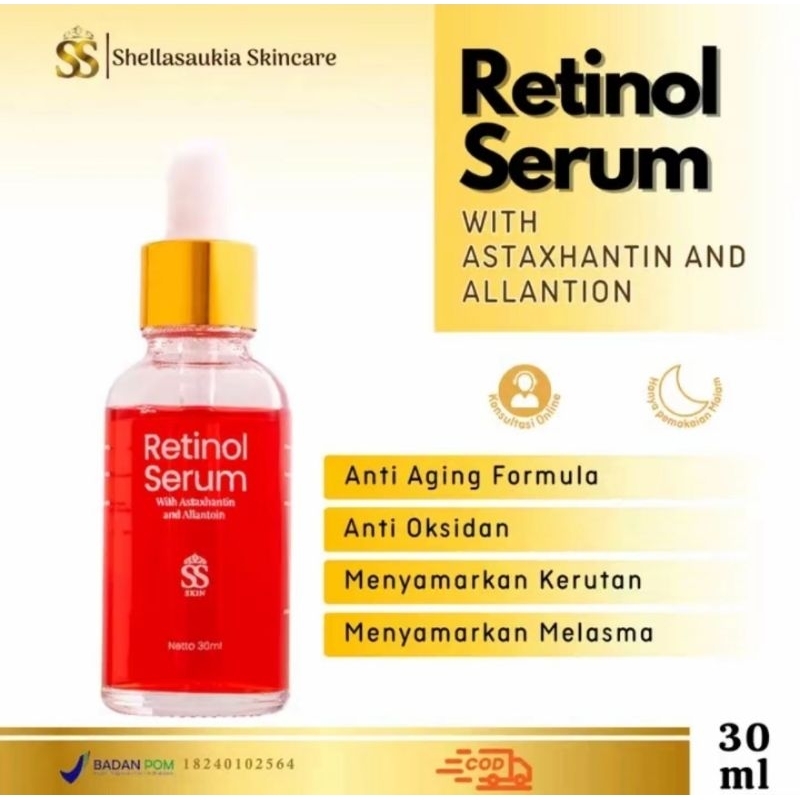 Jual SSSKIN Retinol Serum With Astaxanthin 30ml Expired 09 2025 ...
