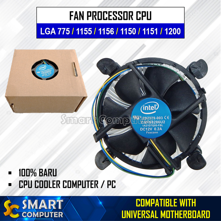 Jual Fan Processor Intel LGA 775 / 1155 / 1156 / 1150 / 1151 / 1200 ...