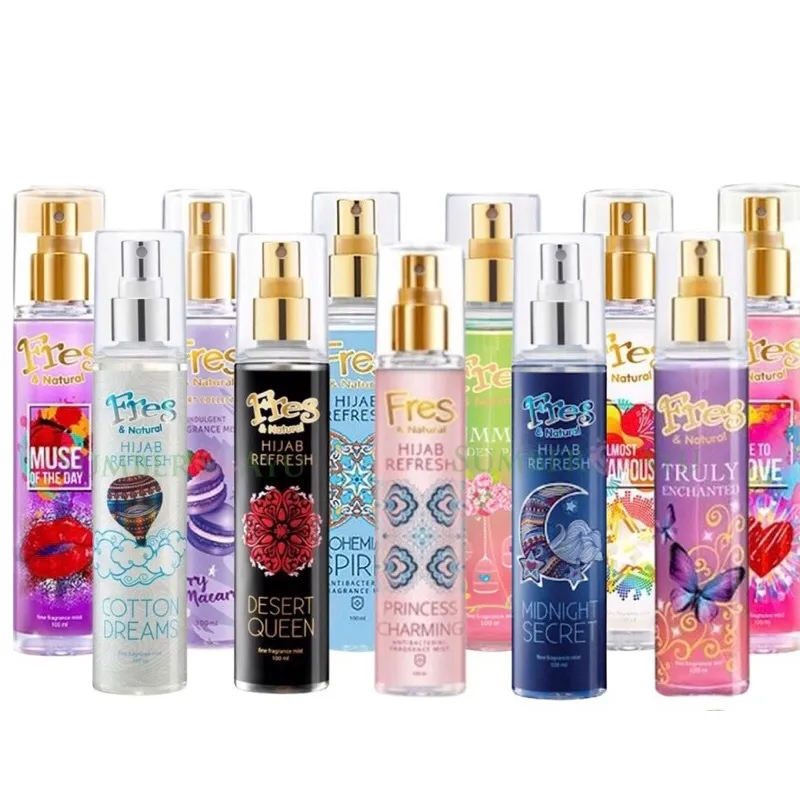 Jual Fres & Natural Spray Cologne Botol 100ml Fresh parfum BT21 hijab ...