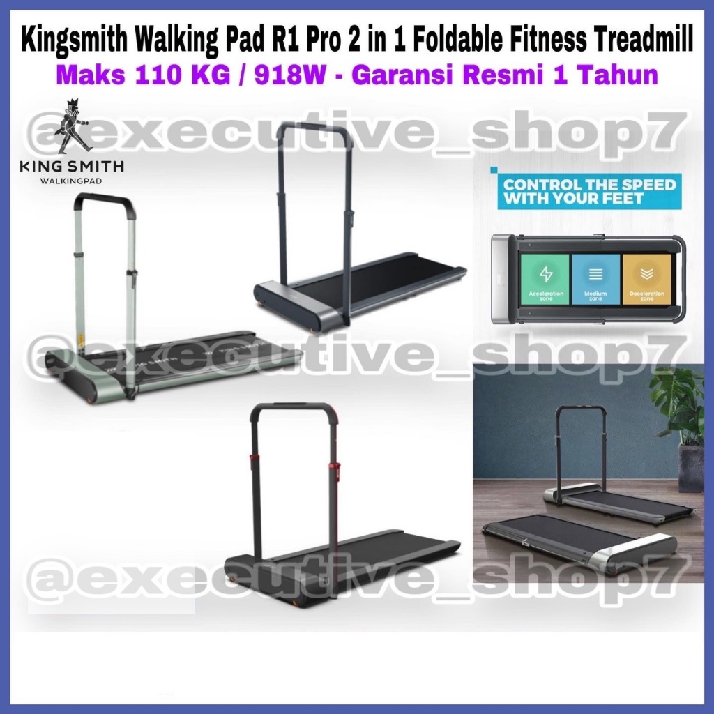 Jual Kingsmith Walking Pad R1 Pro 2 in 1 Foldable Fitness Treadmill ...