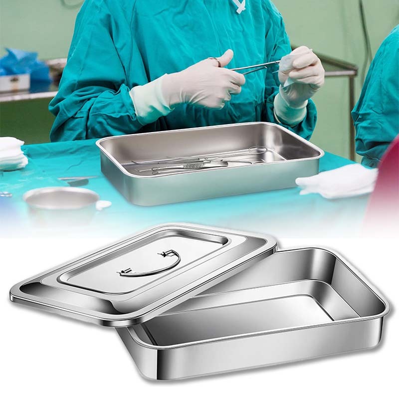 Jual Dental Tray Stainless Steel Bak Instrumen 509 Instrument Tray Box ...