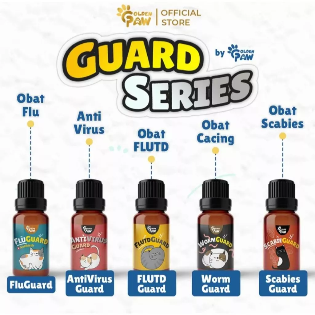 Dosis FLU-GUARD untuk kucing flu ringan dan berat