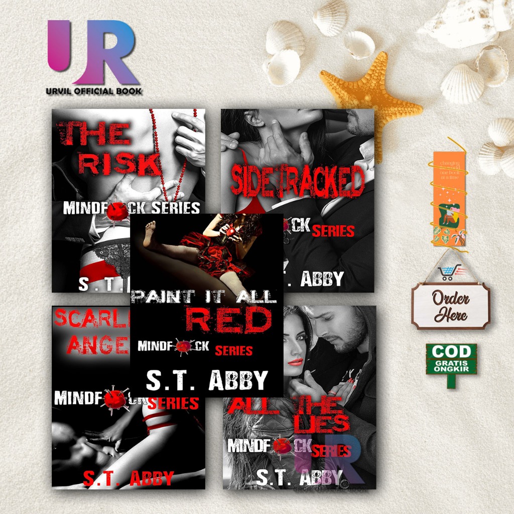 Jual Mindf*ck Series The Risk Sidetracked Scarlet Angel All The Lies Paint It All Red By