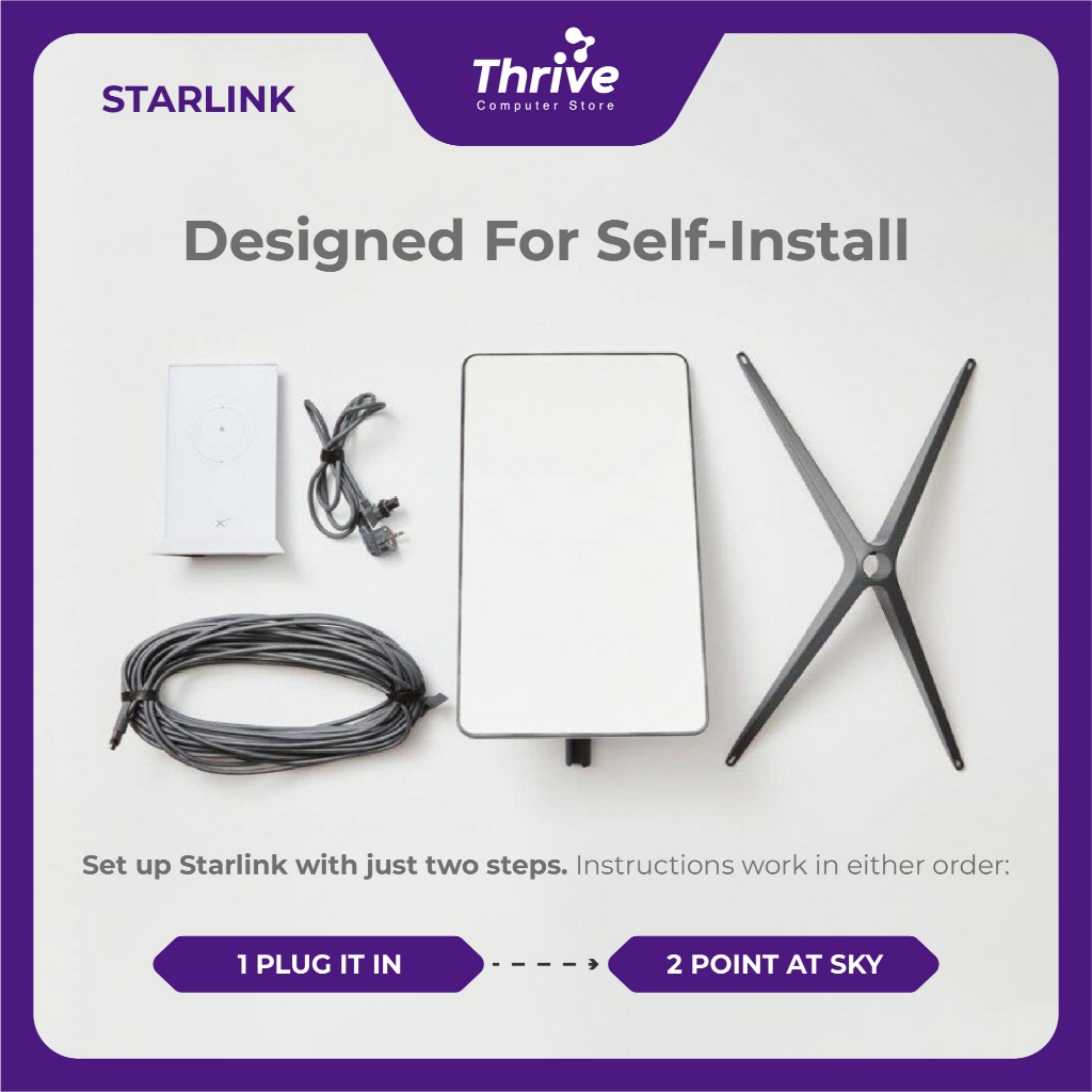 Jual STARLINK - Standard Internet Kit Dual WiFi System Jual STARLINK - Standard Internet Kit Dual WiFi System