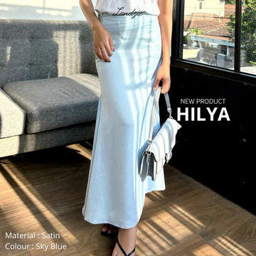 Hilya Skirt By Landzie Rok Duyung Span Press Body Bawahan Perempuan Acara Pesta Formal Rok