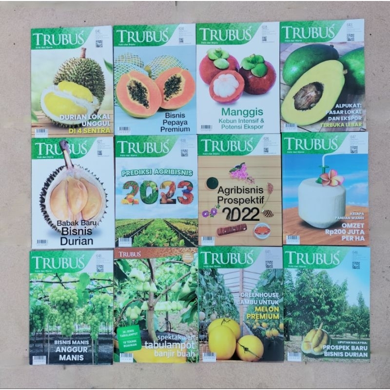 [TERBARU!!] BUKU BUDIDAYA PERKEBUNAN / PERTANIAN / MAJALAH TRUBUS / PERTERNAKAN