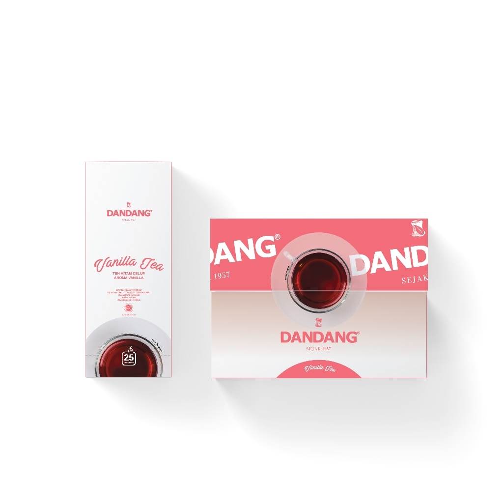 Jual Teh Dandang rasa Vanilla celup - isi 25 kantong @ 2g | Shopee ...